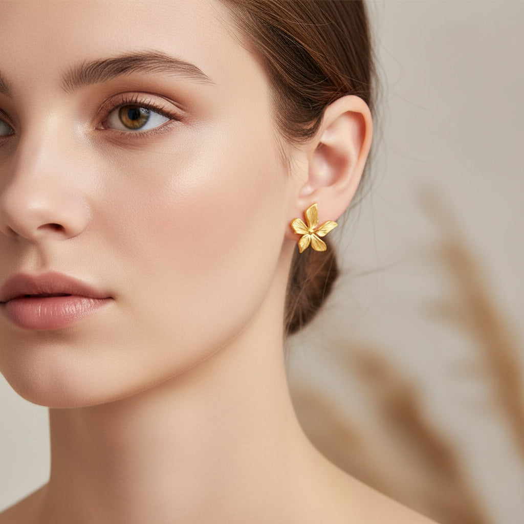 עגילי פרח Lia