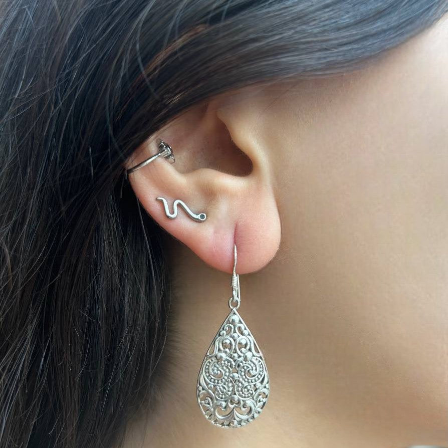 עגילי כסף אור