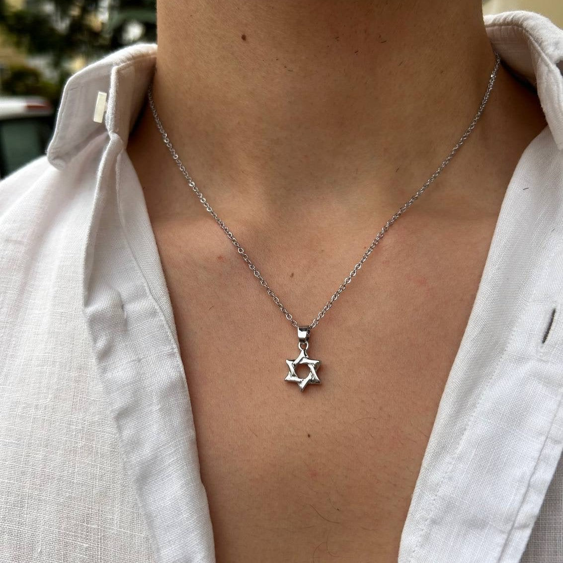 שרשרת מגן דוד שזור