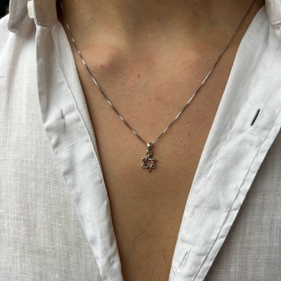 שרשרת מגן דוד עדינה