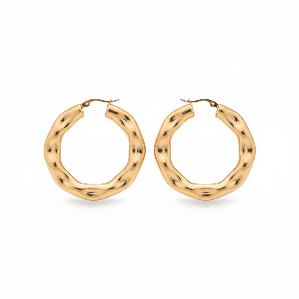 עגיל חישוק מעוצב