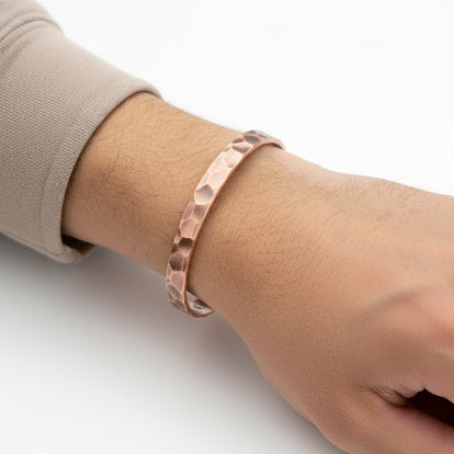 צמיד נחושת מרוקע