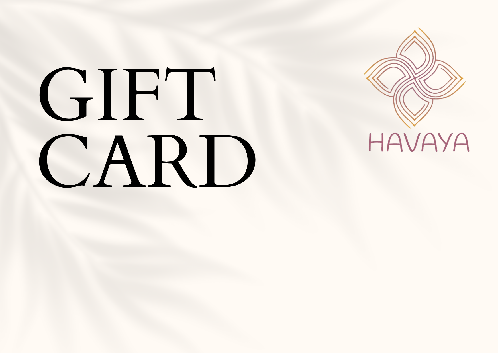 Gift Card - שובר מתנה