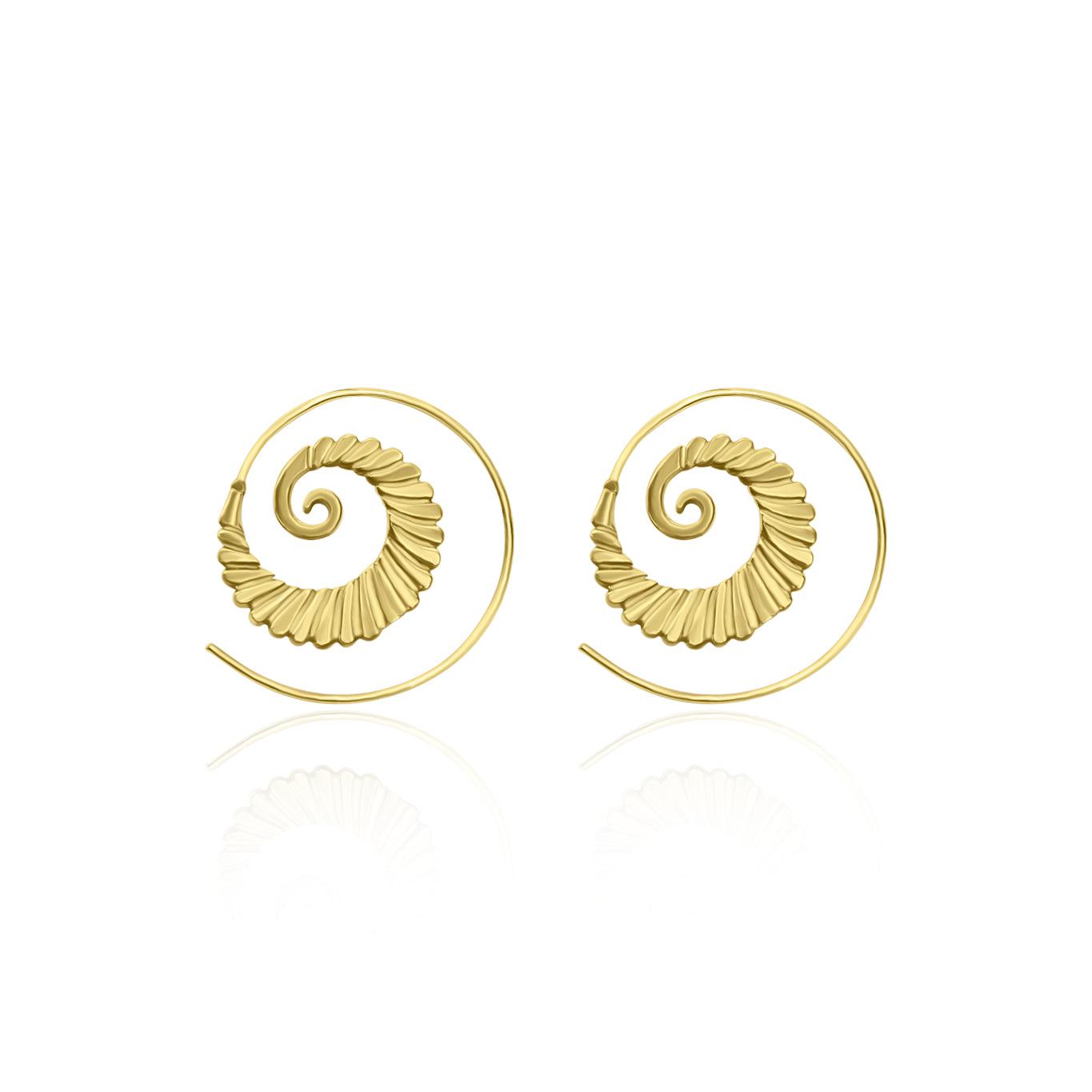 עגילי ספירלה טאו