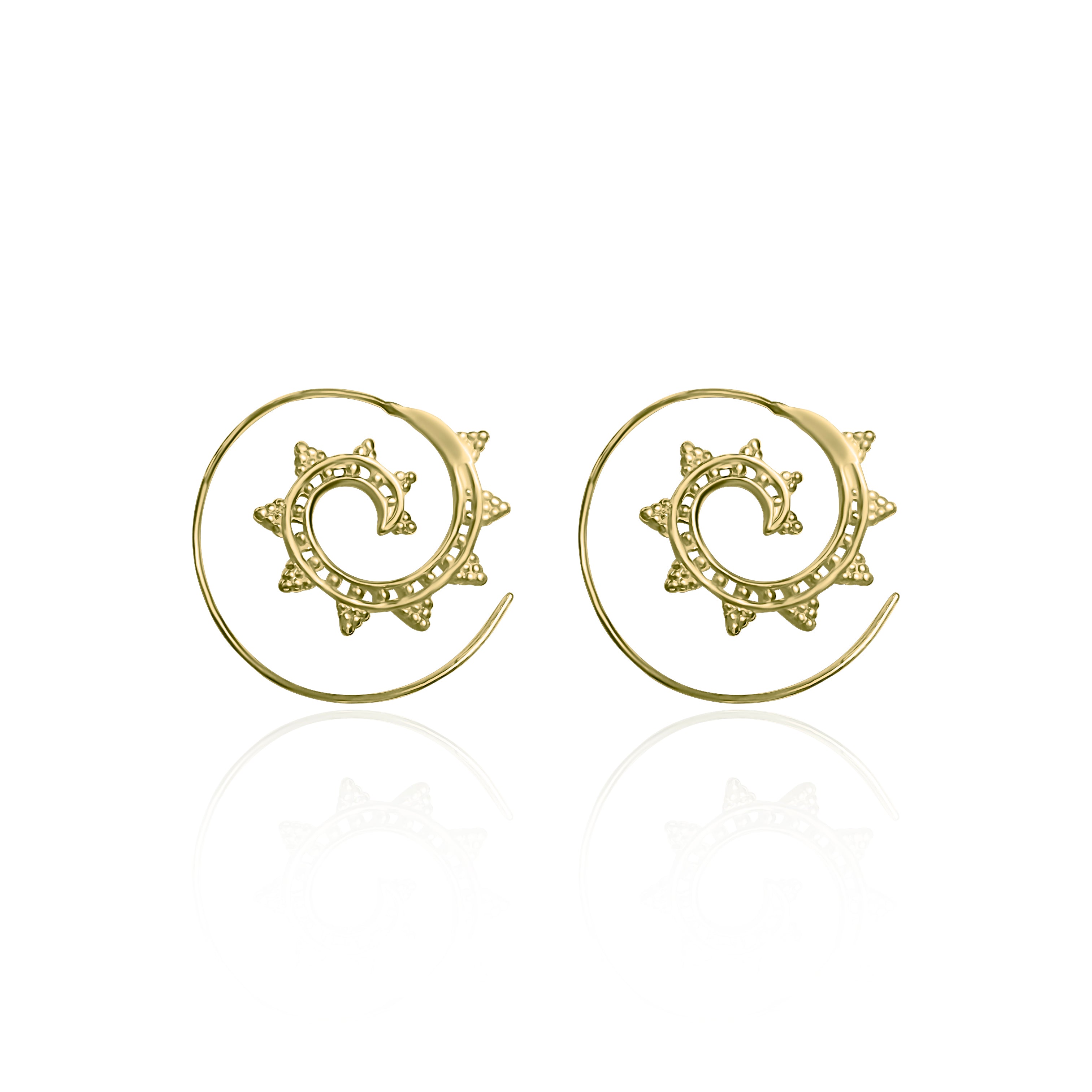 עגילי ספירלה פאנקי