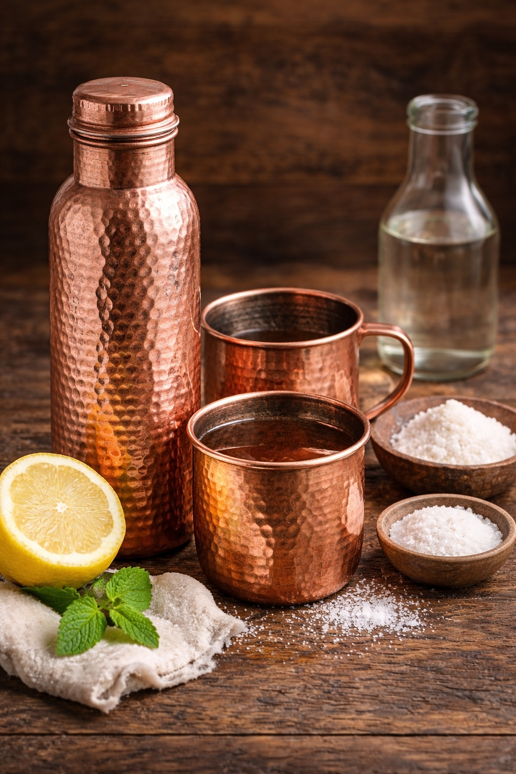 איך לנקות בקבוק נחושת וכוסות נחושת | המדריך המלא