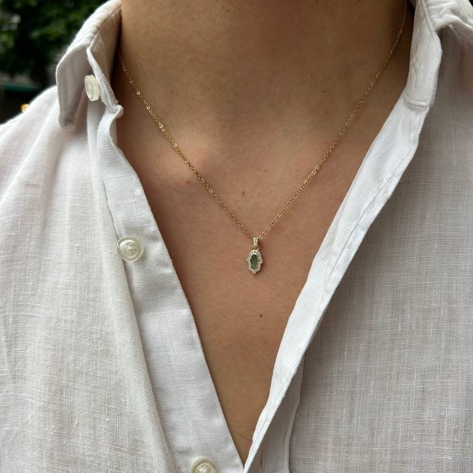 שרשרת חמסה יהלומים