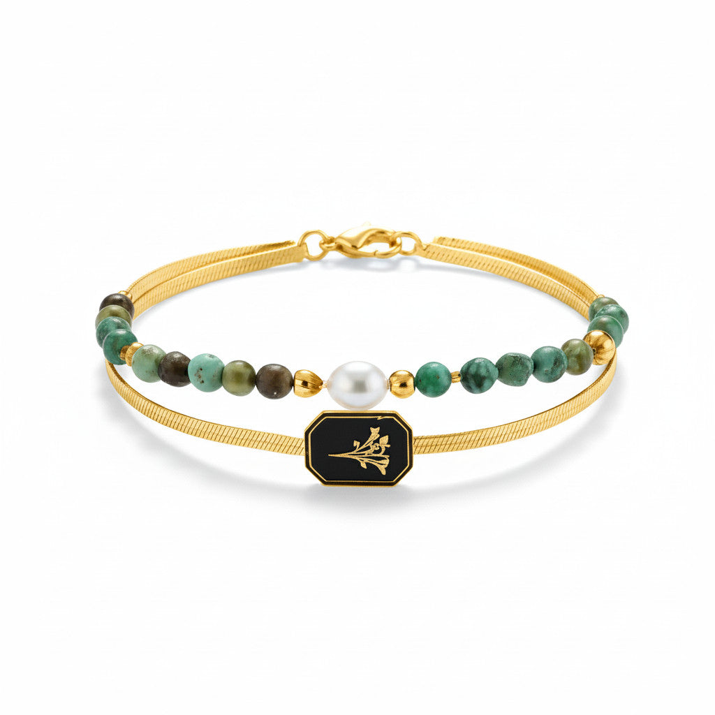 צמיד שיבולת כפול