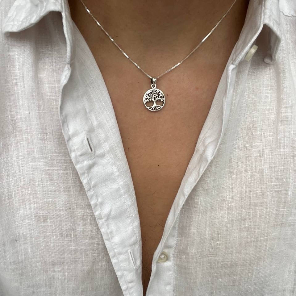 שרשרת עץ החיים מכסף