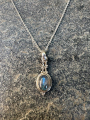 לברדורייט Minimal שרשרת