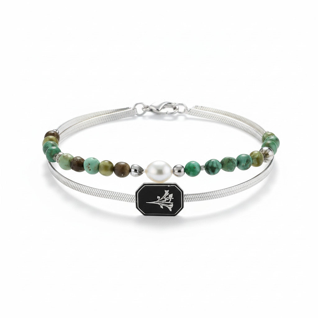 צמיד שיבולת כפול