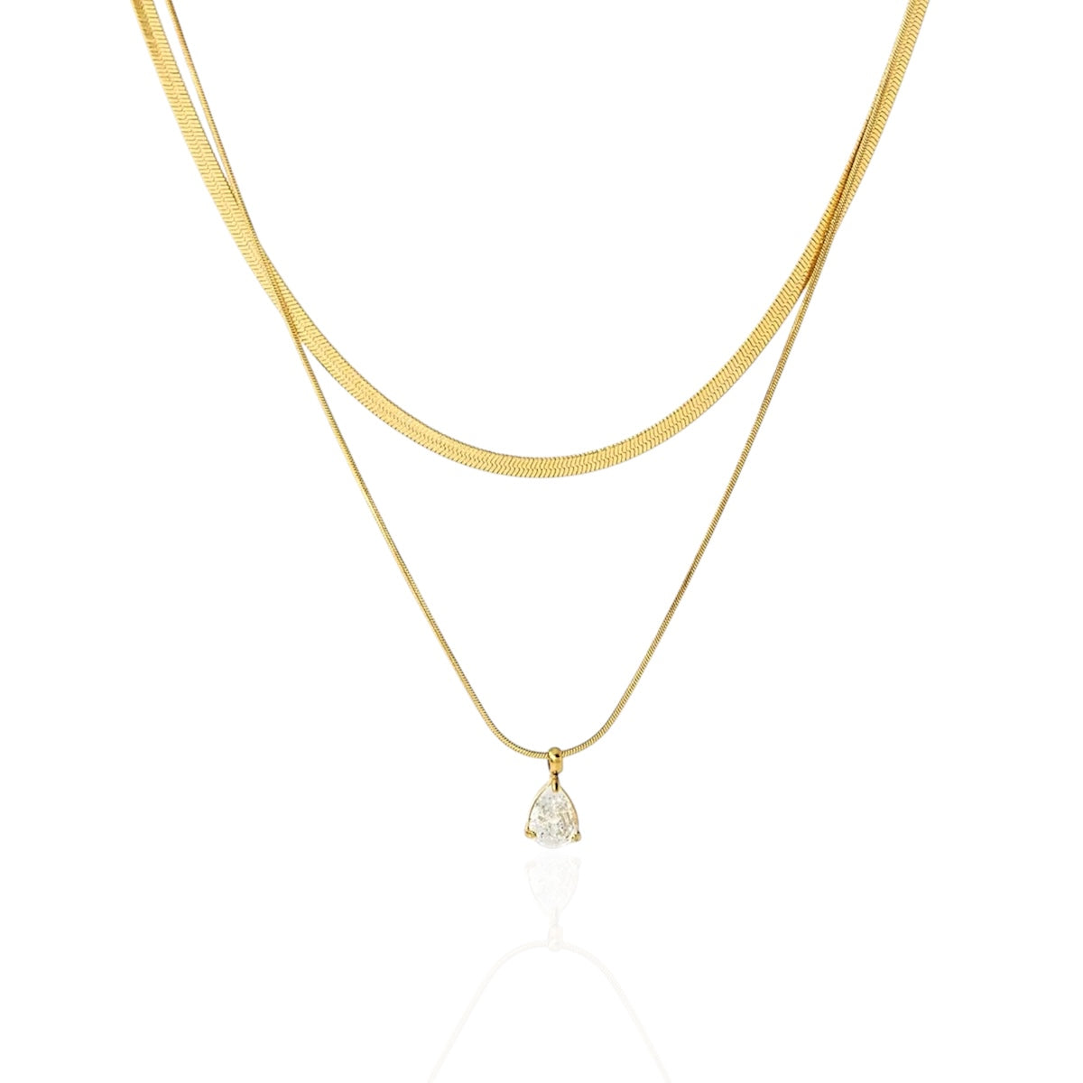 סט שרשרת יהלום