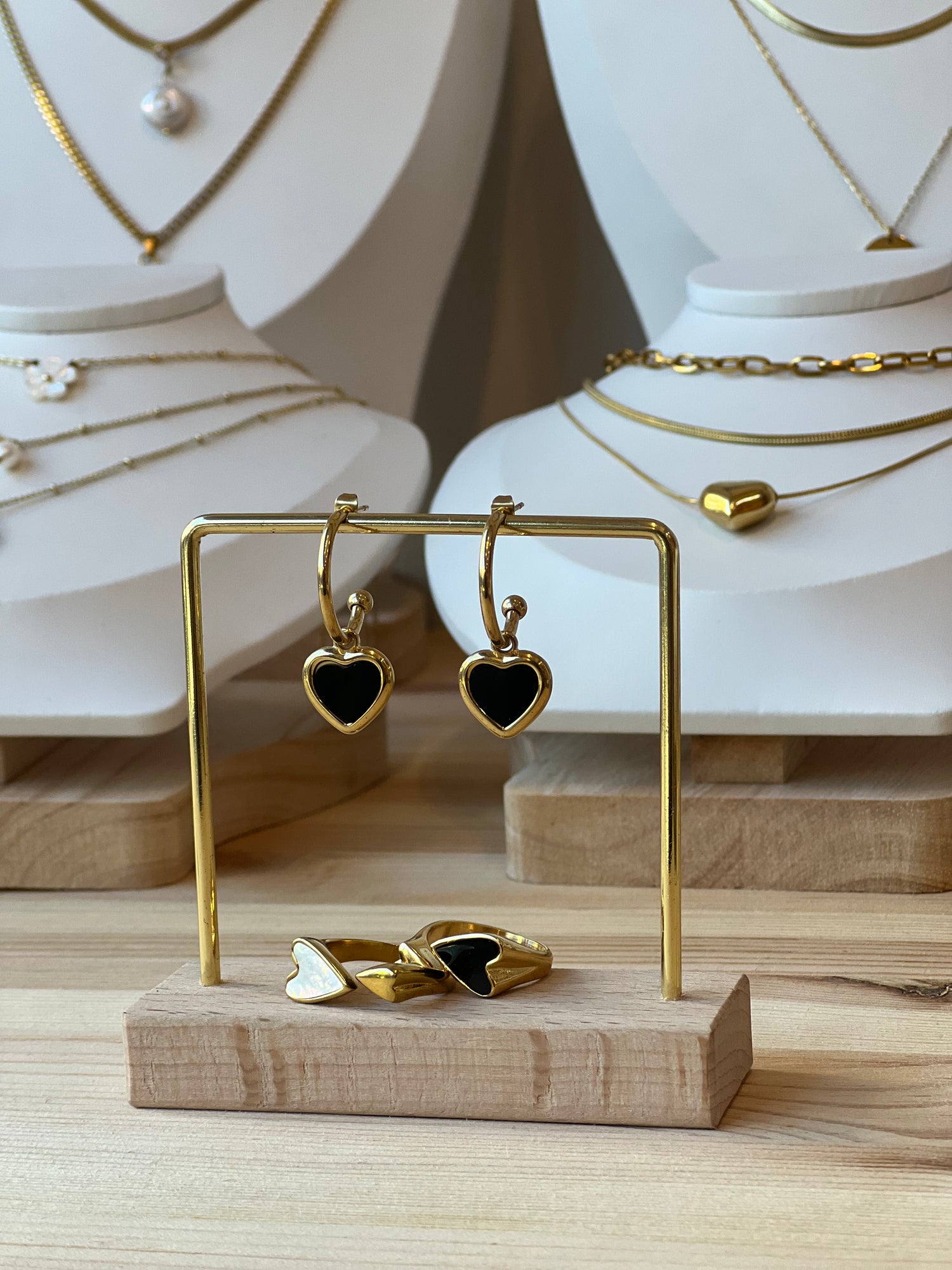 עגילי פרל לבן