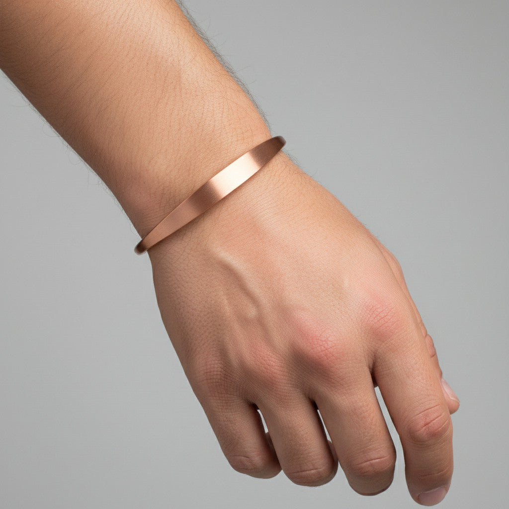 צמיד נחושת מעוצב חלק