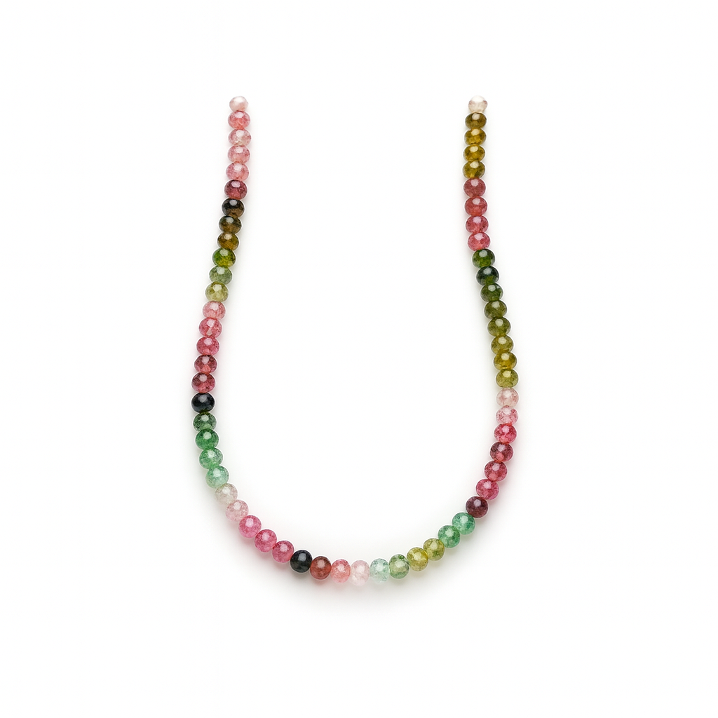 שרשרת טורמלין אבטיח שקוף