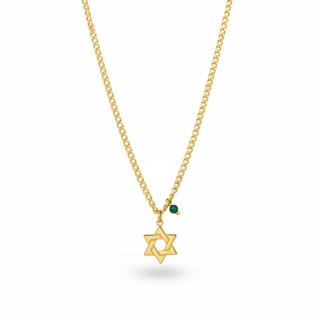 שרשרת מגן דוד לגבר