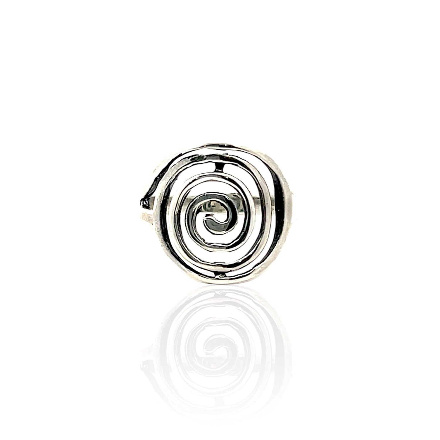 טבעת ספירלה ליה כסף