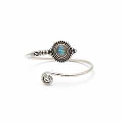 צמיד כסף 925 לברדורייט