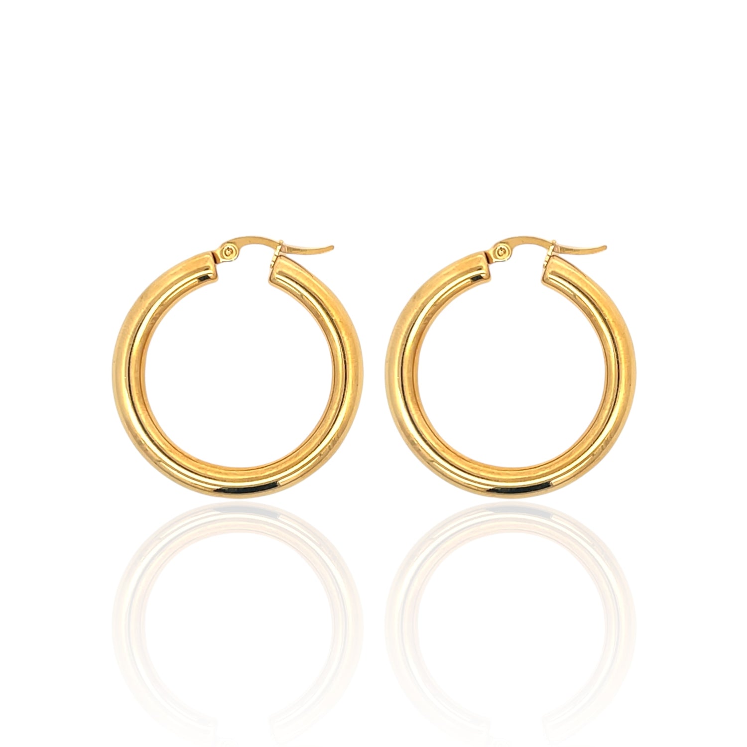 חישוק זהב 30מ״מ