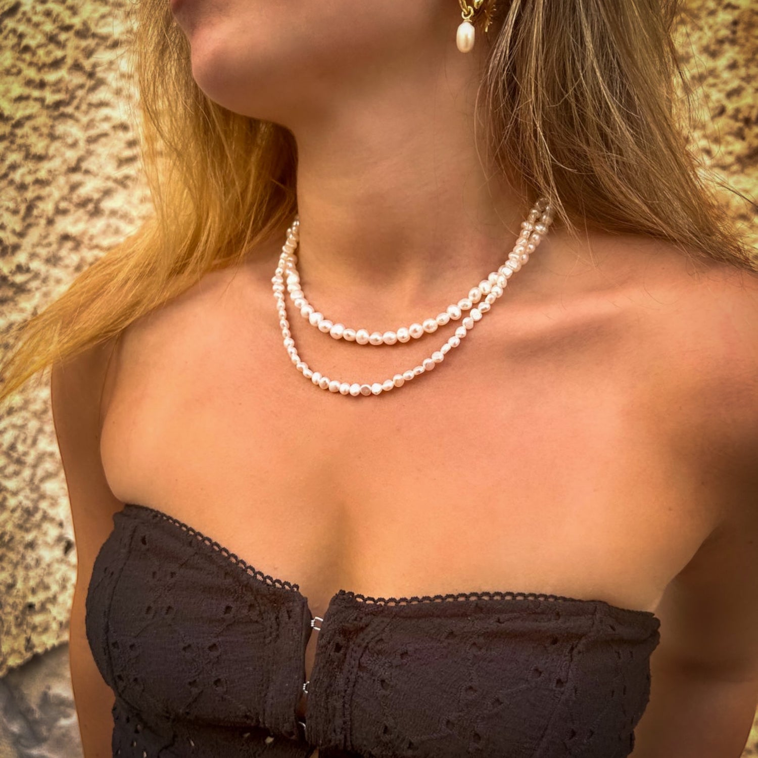 שרשרת פנינים טבעית