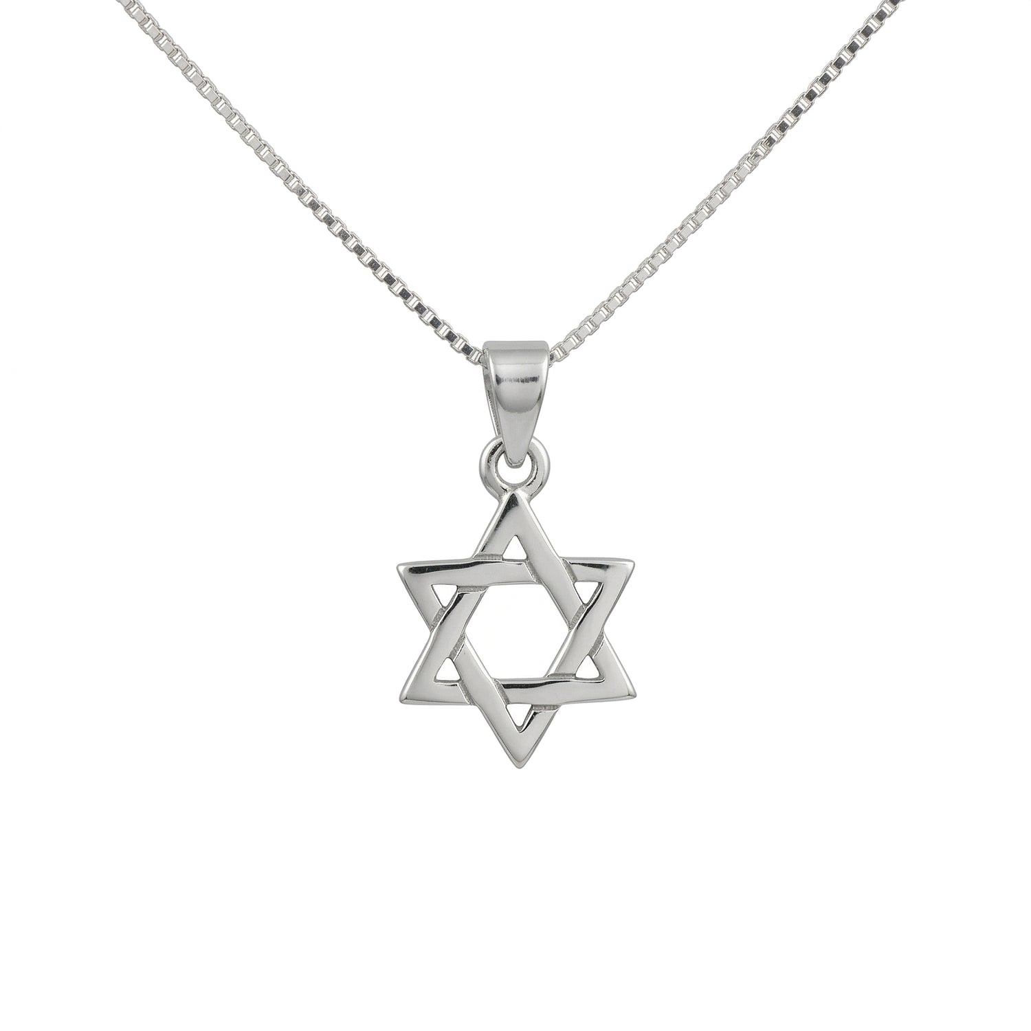 שרשרת מגן דוד קלאסי כסף