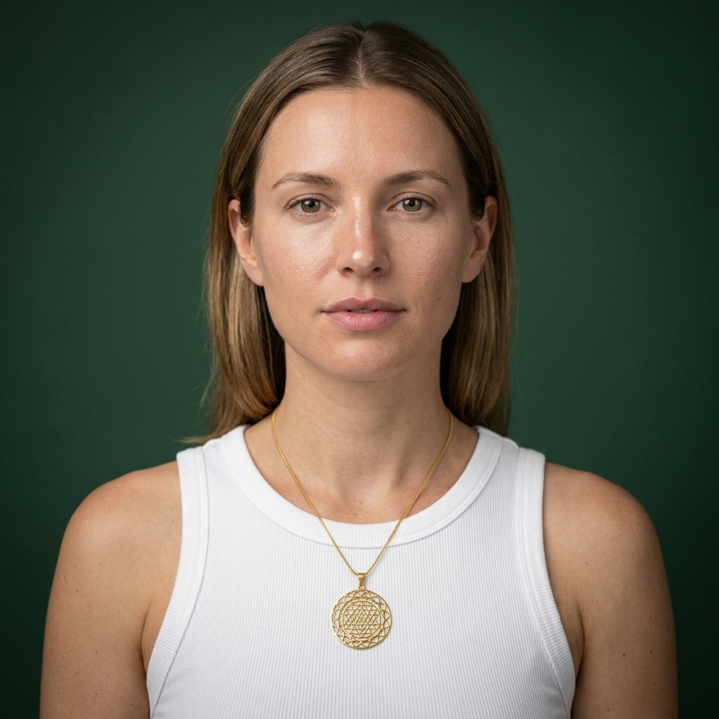 שרשרת עם תליון סרי יאנטרה דגם מנדי