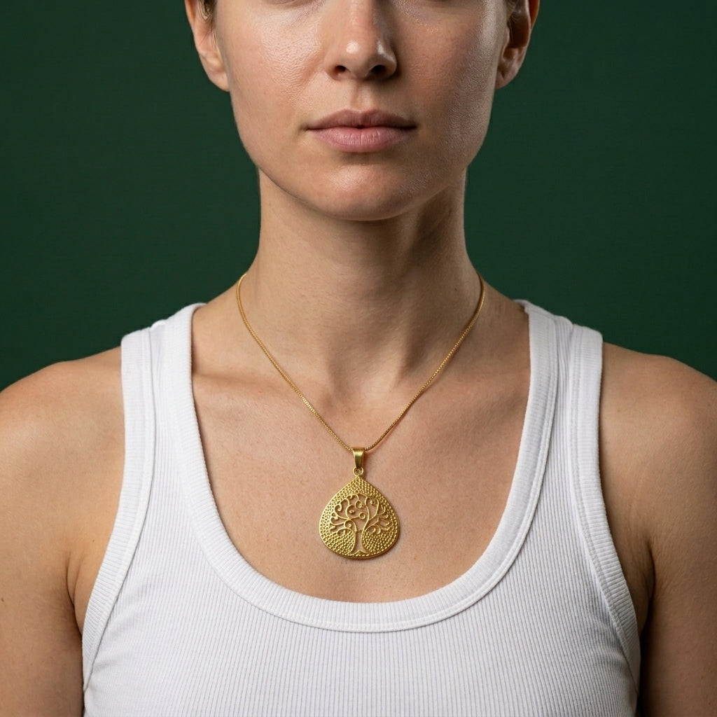 שרשרת עם תליון עץ החיים דגם ברטו