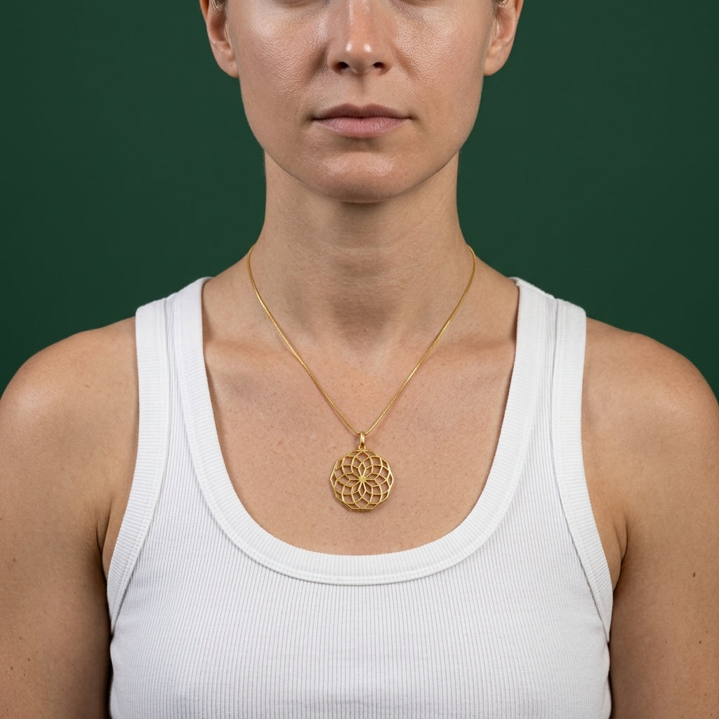 שרשרת עם תליון מנדלה קלאו