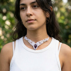 שרשרת מקרמה אמטיסט