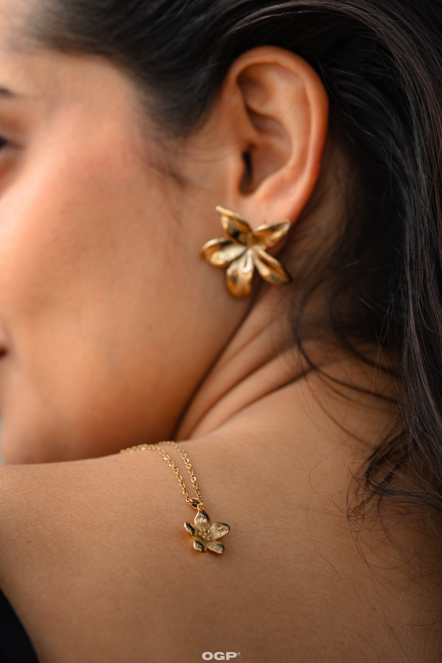 עגיל כוכב פרח