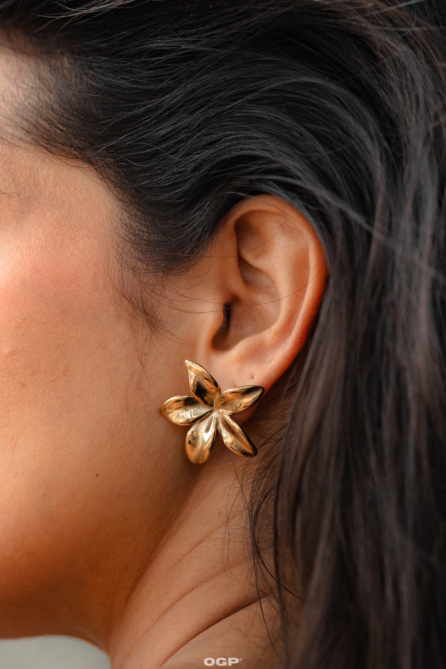 עגיל כוכב פרח