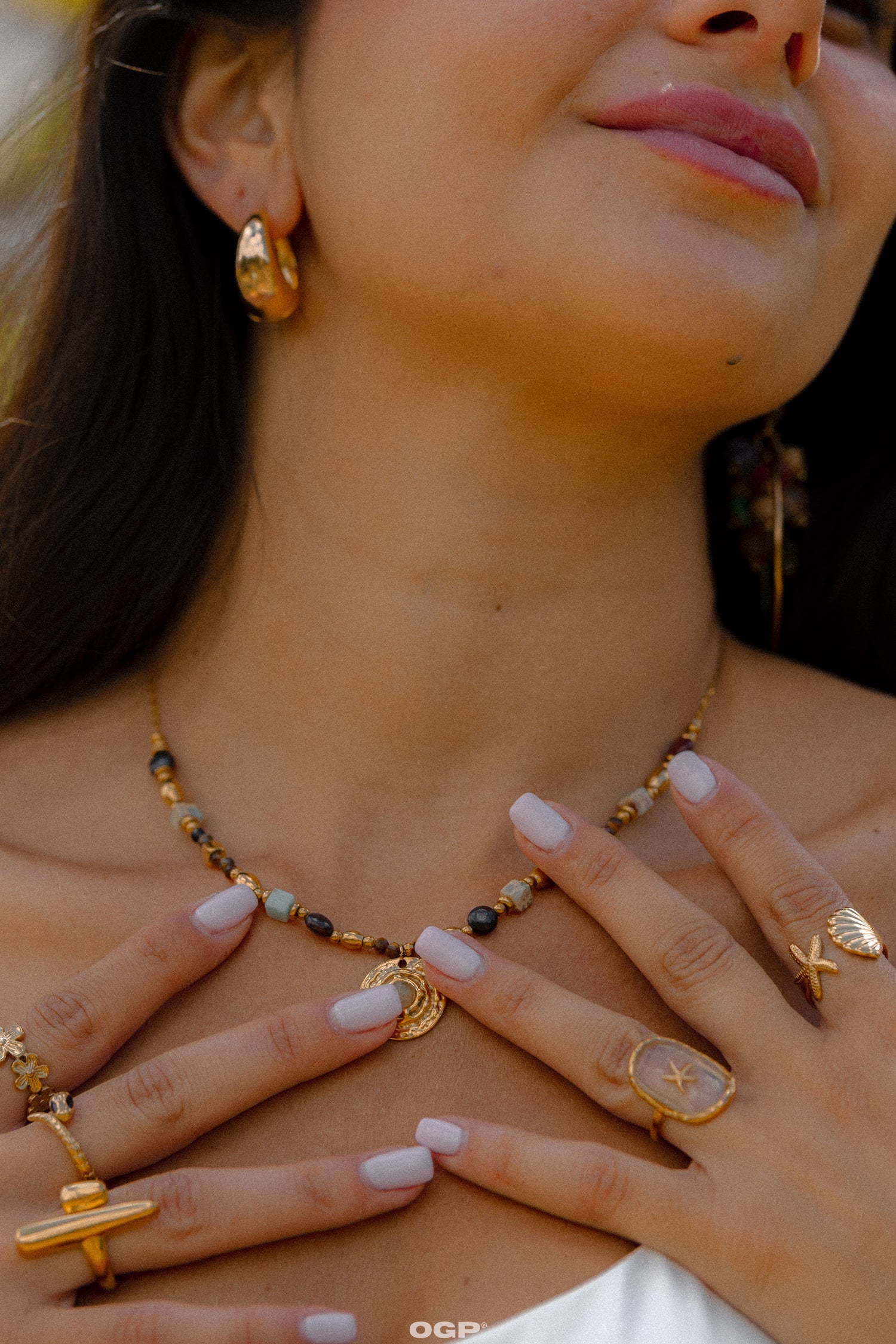 עגיל חישוק מנופח