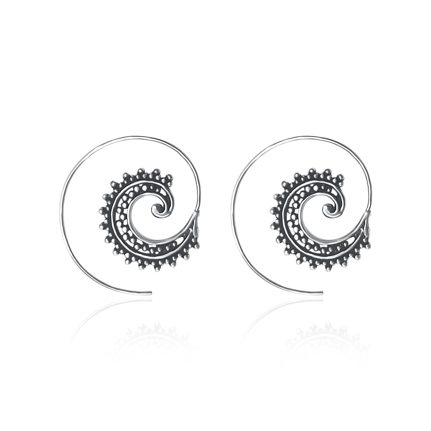 עגילי ספירלה סהרה