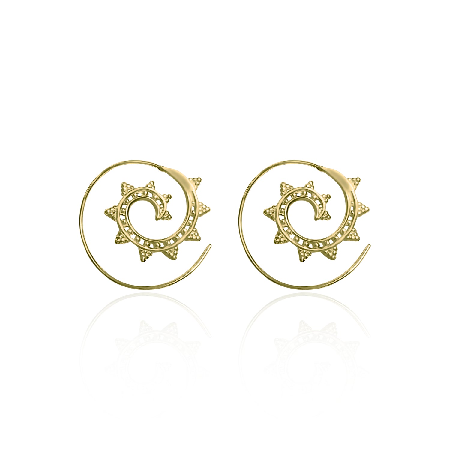 עגילי ספירלה פאנקי