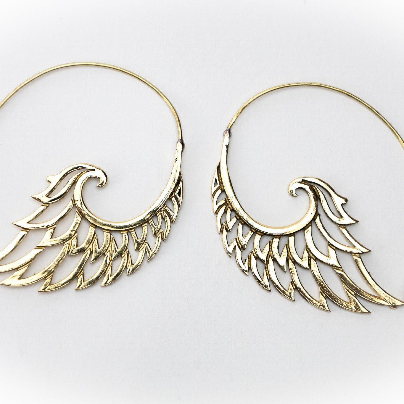 עגילי ספירלה אנג'ל