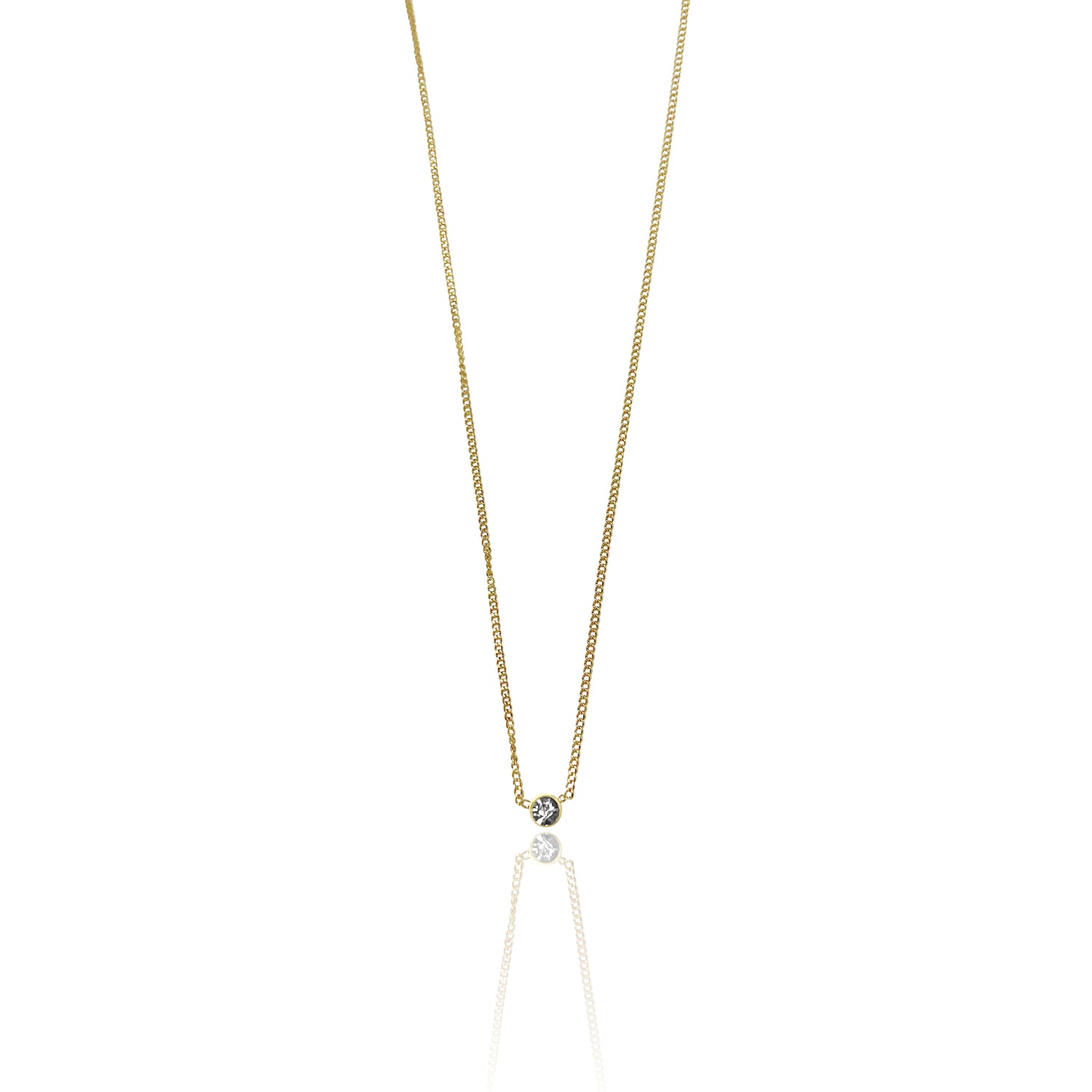 שרשרת ציפוי זהב דגם אווה