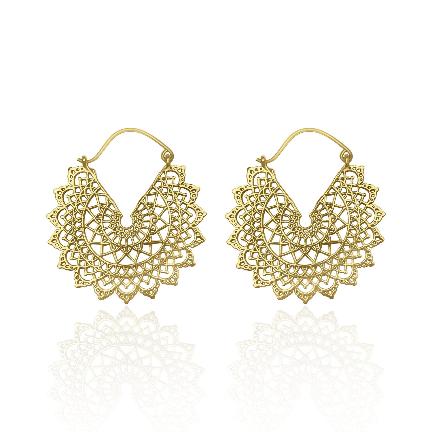 עגילי מנדלה גדולים